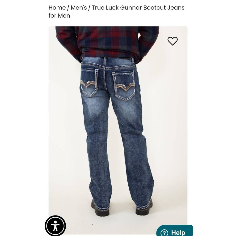 True luck 30 /32 gunnar bootcut men's